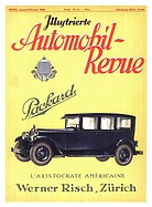 Titelblatt der Nummer 1 von Illustrierte Automobil-Revue 1926