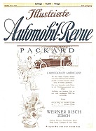 Titelblatt der Nummer 4 von Illustrierte Automobil-Revue 1925