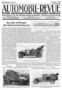 Titelblatt der Nummer 22 von Automobil-Revue Zeitungen 1943