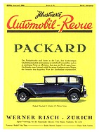 Titelblatt der Nummer 5 von Illustrierte Automobil-Revue 1930