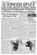 Titelblatt der Nummer 9 von Automobil-Revue Zeitungen 1940