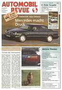 Titelblatt der Nummer 21 von Automobil-Revue Zeitungen 1995