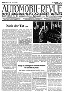 Titelblatt der Nummer 4 von Automobil-Revue Zeitungen 1943