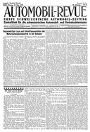 Titelblatt der Nummer 80 von Automobil-Revue Zeitungen 1932