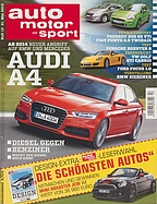 Titelblatt der Nummer 13 von auto motor und sport 2012