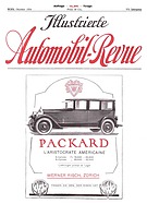 Titelblatt der Nummer 10 von Illustrierte Automobil-Revue 1924