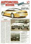 Titelblatt der Nummer 18 von Automobil-Revue Zeitungen 1991