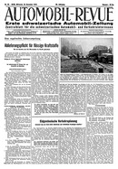 Titelblatt der Nummer 48 von Automobil-Revue Zeitungen 1944