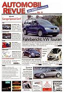 Titelblatt der Nummer 9 von Automobil-Revue Zeitungen 2003