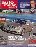 Titelblatt der Nummer 17 von auto motor und sport 2005