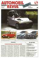 Titelblatt der Nummer 12 von Automobil-Revue Zeitungen 1993