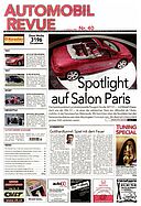 Titelblatt der Nummer 40 von Automobil-Revue Zeitungen 2002