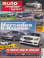 Titelblatt der Nummer 14 von auto motor und sport 2007