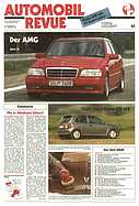 Titelblatt der Nummer 41 von Automobil-Revue Zeitungen 1993