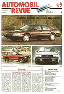 Titelblatt der Nummer 5 von Automobil-Revue Zeitungen 1991