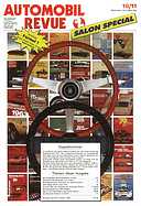 Titelblatt der Nummer 11 von Automobil-Revue Zeitungen 1996