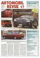 Titelblatt der Nummer 49 von Automobil-Revue Zeitungen 1996