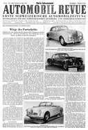 Titelblatt der Nummer 14 von Automobil-Revue Zeitungen 1952
