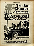 Titelblatt der Nummer 11 von Der Motorfahrer 1914