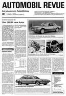 Titelblatt der Nummer 30 von Automobil-Revue Zeitungen 1978