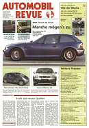 Titelblatt der Nummer 22 von Automobil-Revue Zeitungen 1997