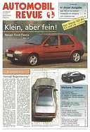 Titelblatt der Nummer 35 von Automobil-Revue Zeitungen 1995
