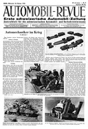 Titelblatt der Nummer 6 von Automobil-Revue Zeitungen 1943