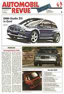 Titelblatt der Nummer 6 von Automobil-Revue Zeitungen 1993