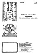 Titelblatt der Nummer 5 von Automobil-Revue Zeitungen 1916