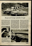 ADAC Motorwelt 1/1957 - Borgward bringt das Isabella Coupé