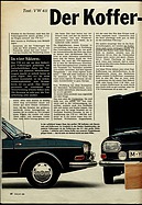 ADAC Motorwelt 1/1969 - Test VW 411