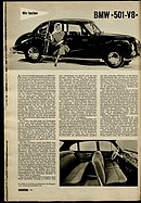 ADAC Motorwelt 10/1955 - Wir testen BMW "501-V8"