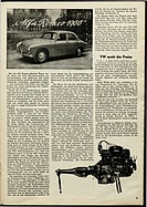 ADAC Motorwelt 11/1950 - Vorstellung Alfa Romeo 1900