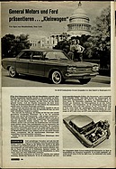 ADAC Motorwelt 11/1959 - General Motors und Ford präsentieren ... Kleinwagen