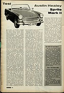 ADAC Motorwelt - Test Austin-Healey Sprite Mark II