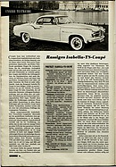 ADAC Motorwelt 2/1959 - Rassiges Isabella TS Coupé