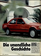 ADAC Motorwelt 2/1985 - Test Mercedes W124