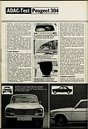 ADAC Motorwelt 3/1970 - Test Peugeot 304