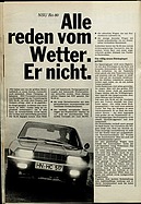 ADAC Motorwelt 4/1968 - Alle reden vom Wetter - er nicht