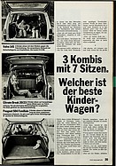 ADAC Motorwelt 4/1974 - Vergleich Kombis mit 7 Sitzen