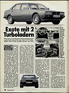 ADAC Motorwelt 6/1985 - Fahrbericht Maserati 425