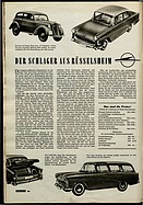 ADAC Motorwelt 9/1957 - Die Schlager aus Rüsselsheim