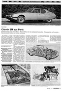 AR 10/1970 - Citroën SM aus Paris (neu in Genf)