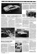 AR 10/1970 - Neuer Lamborghini Jarama