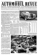 Automobil Revue Nr. 11/1954, Seite 1: Eine Spitzenleistung am Genfer Salon
