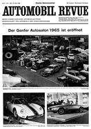 AR 11/1965 - Der Genfer Autosalon 1965 ist eröffnet
