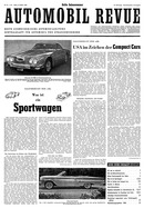 AR 12/1960 - Sportwagen, Amerikaner, Briten am Genfer Salon 1960