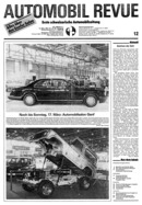 AR 12/1985 - Eröffnung Genfer Automobilsalon 1985