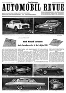 AR 13/1960 - Spezialkarosserien, deutsche, französische, italienische Autos am Genfer Salon 1960