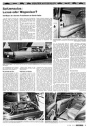 AR 13/1966 - Spitzenautos - Luxus oder Wegweiser?